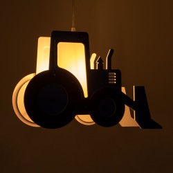 TRACTOR 61580 Παιδικό Κρεμαστό Φωτιστικό Οροφής με Ντουί 1 x E27 AC 220-240V IP20 - Πολύχρωμο - Μ40 x Π15.5 x Υ26.5cm