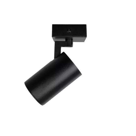 kelvo® SPOTA KLV-101-0134 Κινούμενο Φωτιστικό Σποτ Οροφής για Λάμπα MR16 με Ντουί GU10 AC 220-240V IP20 - Μαύρο Ματ - Μ7 x Π6 x Υ14cm