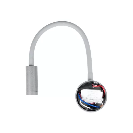 GOOSE 61689 Φωτιστικό Τοίχου - Απλίκα LED 3W 300lm 36° AC 220-240V IP20 - Reading Light - Θερμό Λευκό 2700K Γκρι Αλουμίνιο - Μ6.5 x Π22.5 x Υ23cm - 5 Xρόνια Εγγύηση GOOSE 61689 Φωτιστικό Τοίχου - Απλίκα LED 3W 300lm 36° AC 220-240V IP20 - Reading Light - Θερμό Λευκό 2700K Γκρι Αλουμίνιο - Μ6.5 x Π22.5 x Υ23cm - 5 Xρόνια Εγγύηση