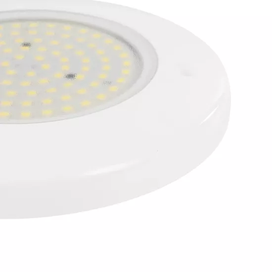 POOLARTY 61714 Υποβρύχιο Φωτιστικό για Σιντριβάνια/Πισίνες LED 8W 680lm 120° DC 12V Αδιάβροχο IP68 Ψυχρό Λευκό 6000K Dimmable - Bridgelux SMD Chip - 1m VDE Rubber Καλώδιο - Μ13 x Π13 x Υ2cm - 3 Χρόνια Εγγύηση