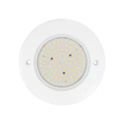 POOLARTY 61715 Υποβρύχιο Φωτιστικό για Σιντριβάνια/Πισίνες LED 8W 640lm 120° DC 12V Αδιάβροχο IP68 Φυσικό Λευκό 4500K Dimmable - Bridgelux SMD Chip - 1m VDE Rubber Καλώδιο - Μ13 x Π13 x Υ2cm - 3 Χρόνια Εγγύηση