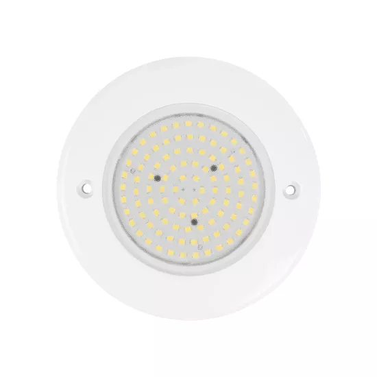 POOLARTY 61715 Υποβρύχιο Φωτιστικό για Σιντριβάνια/Πισίνες LED 8W 640lm 120° DC 12V Αδιάβροχο IP68 Φυσικό Λευκό 4500K Dimmable - Bridgelux SMD Chip - 1m VDE Rubber Καλώδιο - Μ13 x Π13 x Υ2cm - 3 Χρόνια Εγγύηση