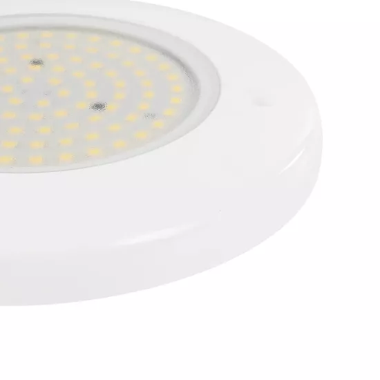 POOLARTY 61715 Υποβρύχιο Φωτιστικό για Σιντριβάνια/Πισίνες LED 8W 640lm 120° DC 12V Αδιάβροχο IP68 Φυσικό Λευκό 4500K Dimmable - Bridgelux SMD Chip - 1m VDE Rubber Καλώδιο - Μ13 x Π13 x Υ2cm - 3 Χρόνια Εγγύηση