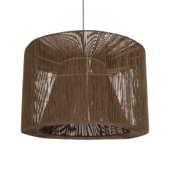 ZYLINDER 205-0023 Boho Κρεμαστό Φωτιστικό Οροφής με Ντουί 1 x E27 AC 220-240V IP20 - Καφέ - M80 x Π80 x Υ51cm