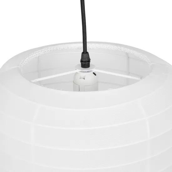 ROMINA 62000 Μοντέρνο Κρεμαστό Φωτιστικό Οροφής με Ντουί 1 x E27 AC 220-240V IP20 - Λευκό - Μ30 x Π30 x Υ35cm