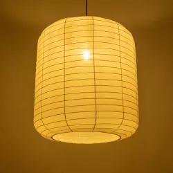 ROMINA 62001 Μοντέρνο Κρεμαστό Φωτιστικό Οροφής με Ντουί 1 x E27 AC 220-240V IP20 - Λευκό - Μ60 x Π60 x Υ65cm