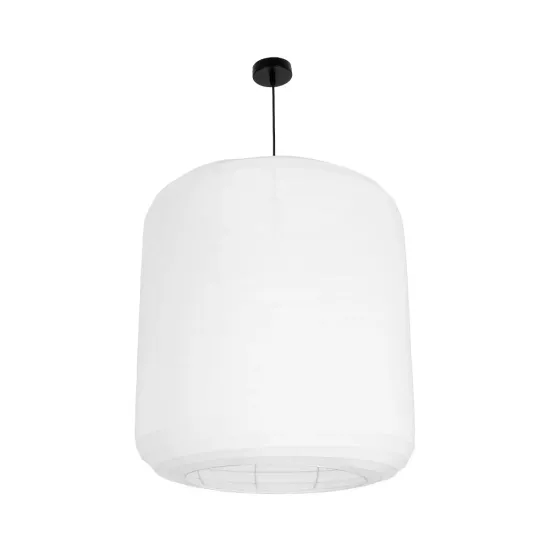 ROMINA 62001 Μοντέρνο Κρεμαστό Φωτιστικό Οροφής με Ντουί 1 x E27 AC 220-240V IP20 - Λευκό - Μ60 x Π60 x Υ65cm