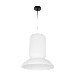 ROMINA 62002 Μοντέρνο Κρεμαστό Φωτιστικό Οροφής με Ντουί 1 x E27 AC 220-240V IP20 - Λευκό - Μ40 x Π40 x Υ28cm