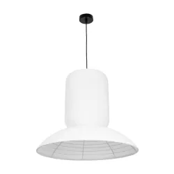 ROMINA 62003 Μοντέρνο Κρεμαστό Φωτιστικό Οροφής με Ντουί 1 x E27 AC 220-240V IP20 - Λευκό - Μ60 x Π60 x Υ48cm