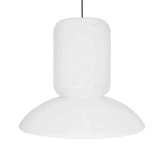 ROMINA 62003 Μοντέρνο Κρεμαστό Φωτιστικό Οροφής με Ντουί 1 x E27 AC 220-240V IP20 - Λευκό - Μ60 x Π60 x Υ48cm