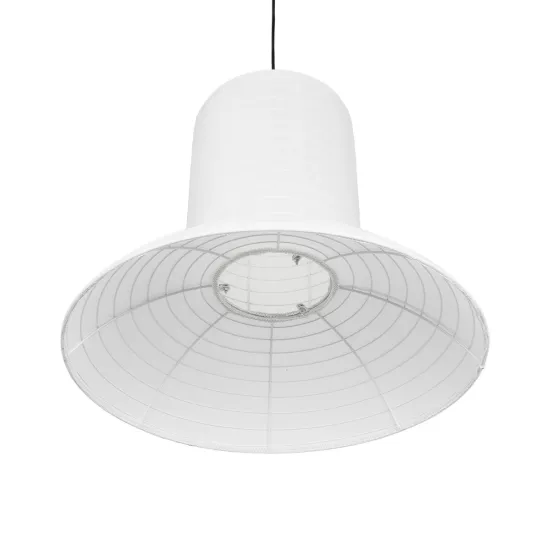 ROMINA 62003 Μοντέρνο Κρεμαστό Φωτιστικό Οροφής με Ντουί 1 x E27 AC 220-240V IP20 - Λευκό - Μ60 x Π60 x Υ48cm