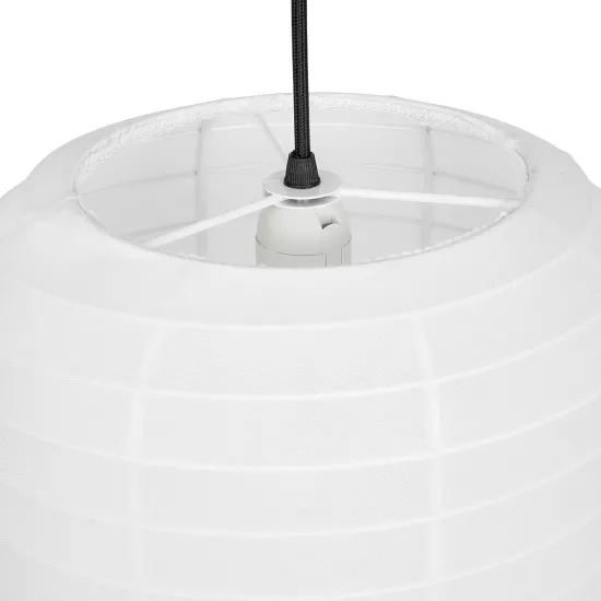 ROMINA 62003 Μοντέρνο Κρεμαστό Φωτιστικό Οροφής με Ντουί 1 x E27 AC 220-240V IP20 - Λευκό - Μ60 x Π60 x Υ48cm