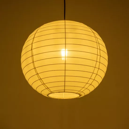 ROMINA 62004 Μοντέρνο Κρεμαστό Φωτιστικό Οροφής με Ντουί 1 x E27 AC 220-240V IP20 - Λευκό - Μ40 x Π40 x Υ40cm