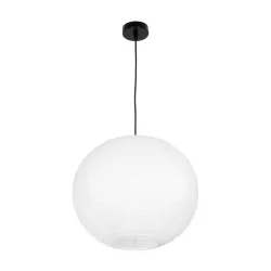 ROMINA 62004 Μοντέρνο Κρεμαστό Φωτιστικό Οροφής με Ντουί 1 x E27 AC 220-240V IP20 - Λευκό - Μ40 x Π40 x Υ40cm