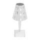 CRYSTAL 62042 Μοντέρνο Επιτραπέζιο Φωτιστικό Πορτατίφ LED 1W 100lm 360° DC 5V USB-C με Επαναφορτιζόμενη Μπαταρία Li-ion 3.7V 1600mAh IP44 Πολύχρωμο RGBW με Χειριστήριο Dimmable - Sanan SMD Chip - Διάφανο - Μ11.5 x Π11.5 x Υ25.5cm - 3 Χρόνια Εγγύηση CRYSTAL 62042 Μοντέρνο Επιτραπέζιο Φωτιστικό Πορτατίφ LED 1W 100lm 360° DC 5V USB-C με Επαναφορτιζόμενη Μπαταρία Li-ion 3.7V 1600mAh IP44 Πολύχρωμο RGBW με Χειριστήριο Dimmable - Sanan SMD Chip - Διάφανο - Μ11.5 x Π11.5 x Υ25.5cm - 3 Χρόνια Εγγύηση