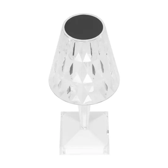 CRYSTAL 62042 Μοντέρνο Επιτραπέζιο Φωτιστικό Πορτατίφ LED 1W 100lm 360° DC 5V USB-C με Επαναφορτιζόμενη Μπαταρία Li-ion 3.7V 1600mAh IP44 Πολύχρωμο RGBW με Χειριστήριο Dimmable - Sanan SMD Chip - Διάφανο - Μ11.5 x Π11.5 x Υ25.5cm - 3 Χρόνια Εγγύηση CRYSTAL 62042 Μοντέρνο Επιτραπέζιο Φωτιστικό Πορτατίφ LED 1W 100lm 360° DC 5V USB-C με Επαναφορτιζόμενη Μπαταρία Li-ion 3.7V 1600mAh IP44 Πολύχρωμο RGBW με Χειριστήριο Dimmable - Sanan SMD Chip - Διάφανο - Μ11.5 x Π11.5 x Υ25.5cm - 3 Χρόνια Εγγύηση