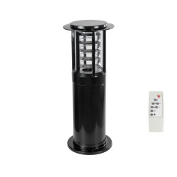 SOLARMIS 90536 LED Solar Bollard Light Κολωνάκι Κήπου Εξωτερικού Χώρου 10W 180lm 120° με Ενσωματωμένο Φωτοβολταϊκό Panel 6V 5W & Επαναφορτιζόμενη Μπαταρία Li-ion 3.2V 6000mAh με Αισθητήρα Ημέρας-Νύχτας - Αδιάβροχο IP65 Φ22 x Υ59cm CCT Ψυχρό-Φυσικό-Θερ