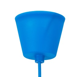 CABLITO 61558 Μοντέρνο Κρεμαστό Φωτιστικό Οροφής με Ντουί 1 x E27 AC 220-240V IP20 - Μπλε - Μ4 x Π4 x Υ110cm