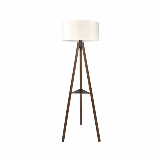 SHELF 204-0129 Μοντέρνο Eπιδαπέδιο Φωτιστικό Μονόφωτο 1 x E27 IP20 Καφέ Ξύλο με Μπεζ Ύφασμα - Μ38 x Π38 x Υ135cm SHELF 204-0129 Μοντέρνο Eπιδαπέδιο Φωτιστικό Μονόφωτο 1 x E27 IP20 Καφέ Ξύλο με Μπεζ Ύφασμα - Μ38 x Π38 x Υ135cm