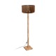 HOLZ 203-0252 Μοντέρνο Επιδαπέδιο Φωτιστικό Μονόφωτο 1 x E27 IP20 Μπέζ Ξύλο - Μ30 x Π30 x Y140cm