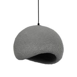 STONE 204-0122 Μοντέρνο Κρεμαστό Φωτιστικό Οροφής με Ντουί 1 x E27 AC 220-240V IP20 - Γκρι - Μ35 x Π31 x Υ26cm