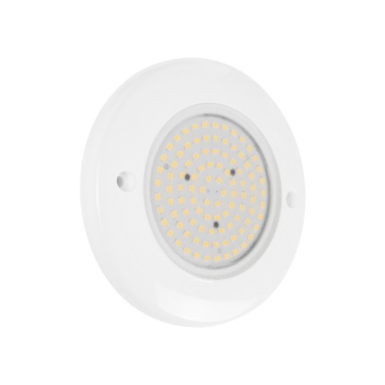 POOLARTY 61716 Υποβρύχιο Φωτιστικό για Σιντριβάνια/Πισίνες LED 8W 600lm 120° DC 12V Αδιάβροχο IP68 Θερμό Λευκό 2700K Dimmable - Bridgelux SMD Chip - 1m VDE Rubber Καλώδιο - Μ13 x Π13 x Υ2cm - 3 Χρόνια Εγγύηση