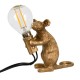 MOUSE 00680 Vintage Επιτραπέζιο Φωτιστικό Πορτατίφ Μονόφωτο 1 x E12 IP20 Χρυσό Πλαστικό - Μ12 x Π4 x Υ10cm MOUSE 00680 Vintage Επιτραπέζιο Φωτιστικό Πορτατίφ Μονόφωτο 1 x E12 IP20 Χρυσό Πλαστικό - Μ12 x Π4 x Υ10cm
