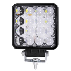 WORKPRO 85408 Προβολάκι LED 48W 4800lm 45° DC 10-30V Αδιάβροχο IP65 Ψυχρό Λευκό 6000K - CREE XBD 7D Chip - Μ10.8 x Π3.2 x Υ12.8cm - 2 Χρόνια Εγγύηση