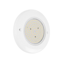 POOLARTY 61715 Υποβρύχιο Φωτιστικό για Σιντριβάνια/Πισίνες LED 8W 640lm 120° DC 12V Αδιάβροχο IP68 Φυσικό Λευκό 4500K Dimmable - Bridgelux SMD Chip - 1m VDE Rubber Καλώδιο - Μ13 x Π13 x Υ2cm - 3 Χρόνια Εγγύηση