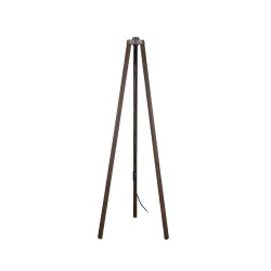 TRIPOD 203-0257 Μοντέρνο Επιδαπέδιο Φωτιστικό με Ντουί 1 x E27 AC 220-240V IP20 - Καφέ - Μ38 x Π38 x Υ120cm