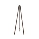 TRIPOD 203-0257 Μοντέρνο Επιδαπέδιο Φωτιστικό Μονόφωτο 1 x E27 IP20 Καφέ Ξύλο - Μ38 x Π38 x Υ120cm