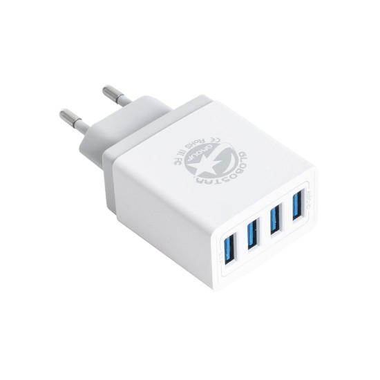 69997 Φορτιστής Πρίζας Charger 4 x Type-A USB Port DC 5V 5.1A Max 5W 69997 Φορτιστής Πρίζας Charger 4 x Type-A USB Port DC 5V 5.1A Max 5W
