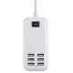 Φορτιστής USB 6 Θέσεων με ON / OFF Διακόπτη 4A 20 Watt 5V DC Λευκός GloboStar 69998 Φορτιστής USB 6 Θέσεων με ON / OFF Διακόπτη 4A 20 Watt 5V DC Λευκός GloboStar 69998