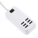 Φορτιστής USB 6 Θέσεων με ON / OFF Διακόπτη 4A 20 Watt 5V DC Λευκός GloboStar 69998 Φορτιστής USB 6 Θέσεων με ON / OFF Διακόπτη 4A 20 Watt 5V DC Λευκός GloboStar 69998