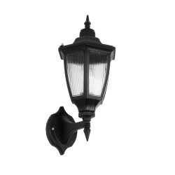 ENGLAND 202-0011 Vintage Φωτιστικό Τοίχου - Απλίκα με Ντουί 1 x E27 AC 220-240V IP44 - Μαύρο - Μ25 x Π20 x Υ42cm