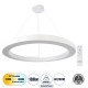 RA 61199 Κρεμαστό Φωτιστικό Δαχτυλίδι-Κύκλος LED CCT 100W 11020lm 120° AC 220-240V - Εναλλαγή Φωτισμού μέσω Τηλεχειριστηρίου All In One Ψυχρό 6000k+Φυσικό 4500k+Θερμό 2700k Dimmable Φ120cm - Λευκό - 3 Years Warranty RA 61199 Κρεμαστό Φωτιστικό Δαχτυλίδι-Κύκλος LED CCT 100W 11020lm 120° AC 220-240V - Εναλλαγή Φωτισμού μέσω Τηλεχειριστηρίου All In One Ψυχρό 6000k+Φυσικό 4500k+Θερμό 2700k Dimmable Φ120cm - Λευκό - 3 Years Warranty