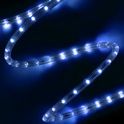 LIGHTUBE 70606 Φωτοσωλήνας LED 3.9W/m 117lm/m 360° DC 220-240V Αδιάβροχο IP65 36 x Diode Chip/m Μπλε Dimmable - Μ100 x Π1.2 x Υ1.2cm - 2 Χρόνια Εγγύηση