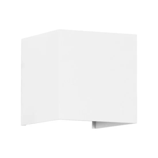 AXIS-S 60566 Μοντέρνο Φωτιστικό Τοίχου - Απλίκα LED 10W 1250lm 5°/60° AC 220-240V Αδιάβροχο IP65 Ψυχρό Λευκό 6000K - Bridgelux COB Chip & TÜV SÜD Driver - Λευκό Ματ - Μ10 x Π10 x Υ10cm - 5 Χρόνια Εγγύηση