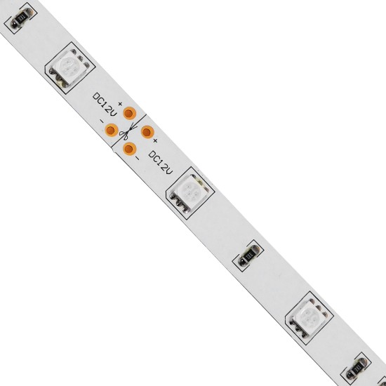 70015 Ταινία LED SMD 5050 5m 7.2W/m 30LED/m 727lm/m 120° DC 12V IP20 Πράσινο