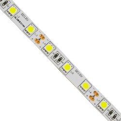 LUMAR 70020 Ταινία LED 14.4W/m 1440lm/m 120° DC 12V IP20 60 x SMD5050 Chip/m Ψυχρό Λευκό 6000K Dimmable - Sanan SMD Chip - Μ500 x Π1 x Υ0.2cm - Ρολό 5 Μέτρων - 5 Χρόνια Εγγύηση