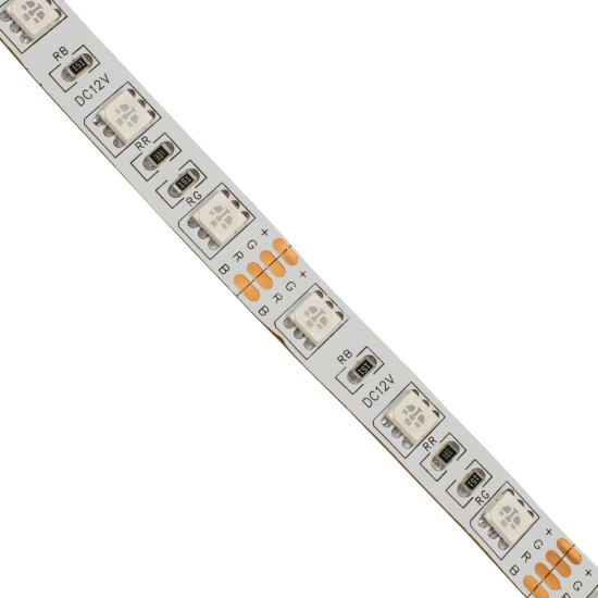 70029 Ταινία LED SMD 5050 5m 14.4W/m 60LED/m 1454 lm/m 120° DC 12V IP20 RGB - 5 Χρόνια Εγγύηση