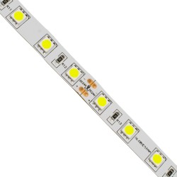 LUMAR 70220 Ταινία LED 14.4W/m 1440lm/m 120° DC 24V IP20 60 x SMD5050 Chip/m Ψυχρό Λευκό 6000K Dimmable - Sanan SMD Chip - Μ500 x Π1 x Υ0.2cm - Ρολό 5 Μέτρων - 5 Χρόνια Εγγύηση