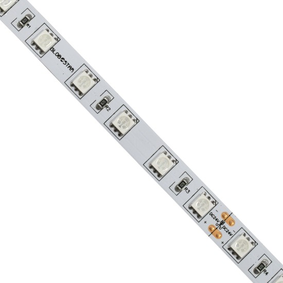 LUMAR 70224 Ταινία LED 14.4W/m 936lm/m 120° DC 24V IP20 60 x SMD5050 Chip/m Κόκκινο Dimmable - Sanan SMD Chip - Μ500 x Π1 x Υ0.2cm - Ρολό 5 Μέτρων - 5 Χρόνια Εγγύηση