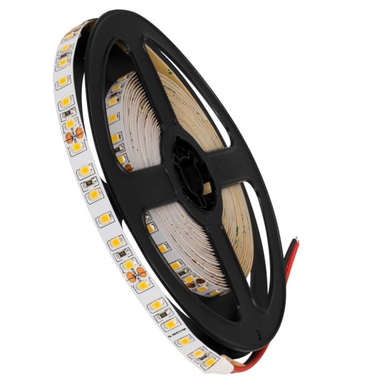 70232 Ταινία LED SMD 2835 5m 8W/m 120LED/m 1232 lm/m 120° DC 24V IP20 Θερμό Λευκό 3000K - 5 Χρόνια Εγγύηση