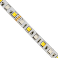 PRISMA 70266 Ταινία LED 18W/m 1800lm/m 120° DC 24V IP20 72 x SMD5050 Chip/m Πολύχρωμο RGBW+WW Dimmable - Sanan SMD Chip - Μ500 x Π1 x Υ0.2cm - Ρολό 5 Μέτρων - 5 Χρόνια Εγγύηση