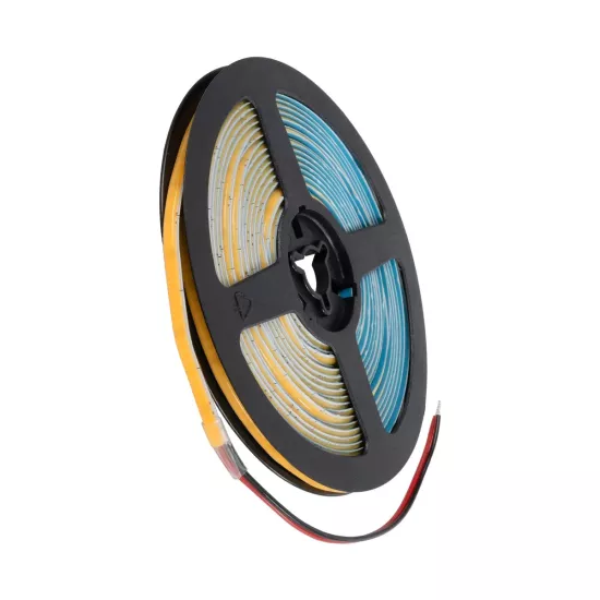 BEE 70357 Ταινία LED 9W/m 810lm/m 120° DC 24V IP20 384 x COB Chip/m Θερμό Λευκό 2700K Dimmable - Sanan COB Chip - Μ500 x Π0.5 x Υ0.2cm - Ρολό 5 Μέτρων - 5 Χρόνια Εγγύηση