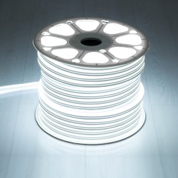 70490 DOUBLESIDED 70490 Ταινία Neon Flex LED 12W/m 1080lm/m 240° DC 220-240V Αδιάβροχο IP65 120 x SMD2835 Chip/m Ψυχρό Λευκό 6000K Dimmable - Sanan SMD Chip - Μ100 x Π0.8 x Υ1.6cm - 3 Χρόνια Εγγύηση