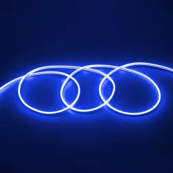 NEOVALE 70565 Ταινία Neon Flex LED 12W/m 600lm/m 120° DC 24V Αδιάβροχο IP65 120 x SMD2835 Chip/m Μπλε Dimmable - Sanan SMD Chip - Μ100 x Π0.8 x Υ1.6cm - 3 Χρόνια Εγγύηση