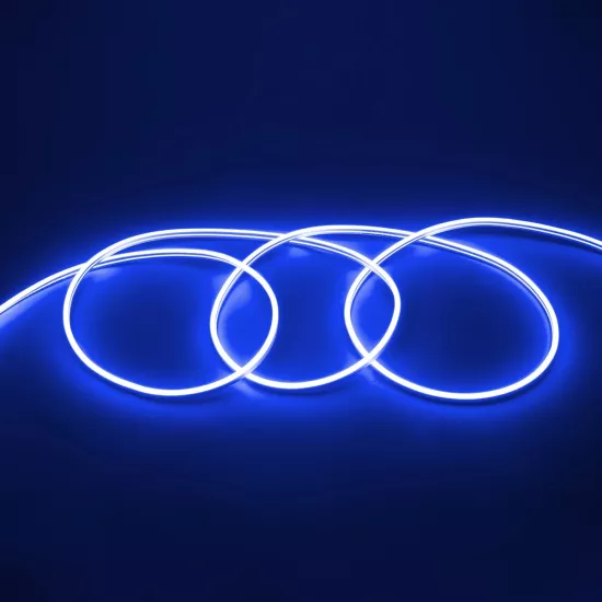 NEOVALE 70565 Ταινία Neon Flex LED 12W/m 600lm/m 120° DC 24V Αδιάβροχο IP65 120 x SMD2835 Chip/m Μπλε Dimmable - Sanan SMD Chip - Μ100 x Π0.8 x Υ1.6cm - 3 Χρόνια Εγγύηση