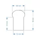 70568 OVALE 120° Degree Neon Flex Epistar LED SMD 5050 1m 18W/m 60LED/m 1260lm/m 120° DC 24V Αδιάβροχη IP68 RGB Dimmable 70568 OVALE 120° Degree Neon Flex Epistar LED SMD 5050 1m 18W/m 60LED/m 1260lm/m 120° DC 24V Αδιάβροχη IP68 RGB Dimmable